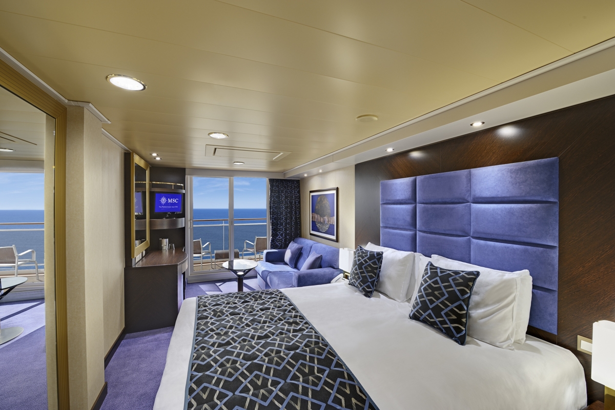 MyCruise MSC Preziosa Kahytter Balkon BX1